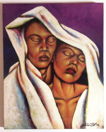 Just Us Two Giclee on Canvas