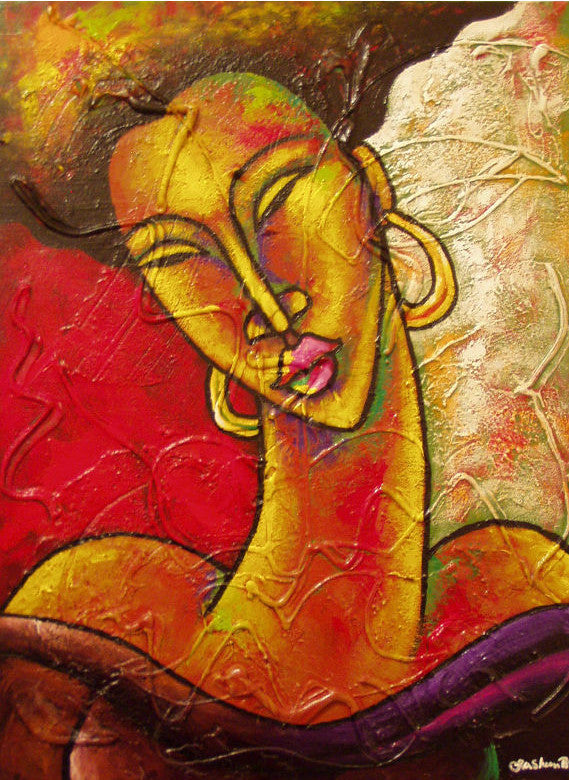 Abella #2 Acrylic Paint on Canvas Art Original - LaShunBeal.com