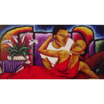 Moments In Love Giclee on Canvas