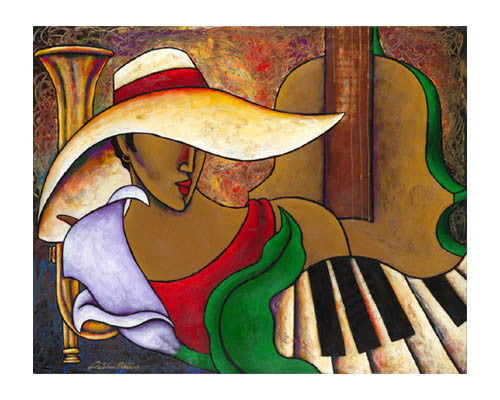 Music And Me Acrylic Paint On Canvas Art Original - Lashunbeal.com