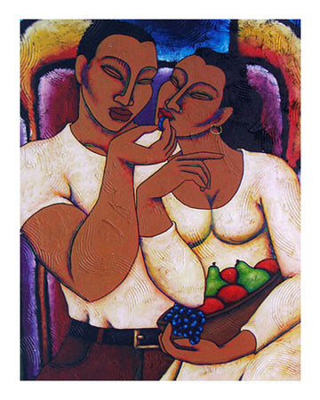 Sweet Love Acrylic Paint on Canvas Art Original