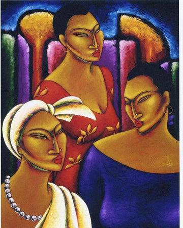 The Women of Beau Monde Limited Edition Lithographs - Lashunbeal.com