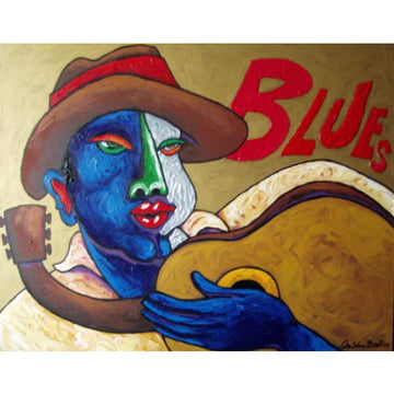 The Blues #2 Giclee on Canvas